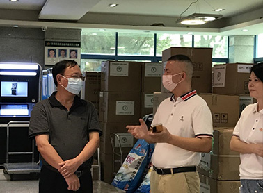 3000罐深融御貢言化橘紅飲片助力深圳羅湖街道社區(qū)抗疫